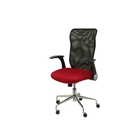 Cadeira de Direcao Pyc Encosto Alto Regulavel em Altura Vermelha Altura 1010+70 Mm Comprimento 610 Mm Prof 550 Mm