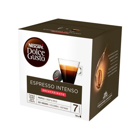 Cafe Dolce Gusto Espresso Intenso Descafeinado Intensidade 7 Monodoses Caixa de 16 Unidades