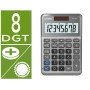 Calculadora Casio Ms-80F de Secretaria 8 Digitos Tax +/- Cor Prata