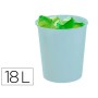 Cesto de Papeis Archivo 2000 Ecogreen Plastico 100% Reciclavel 18 Litros Cor Azul Pastel