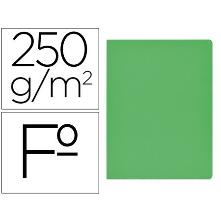Classificador de Cartolina Gio Simple Intenso Folio Verde 250G/M2