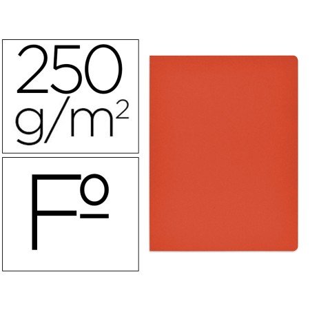 Classificador de Cartolina Gio Simple Intenso Folio Vermelho 250G/M2