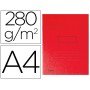 Classificador Exacompta Cartolina Reciclada Din A4 Vermelho 280Gr com 2 Abas Interior
