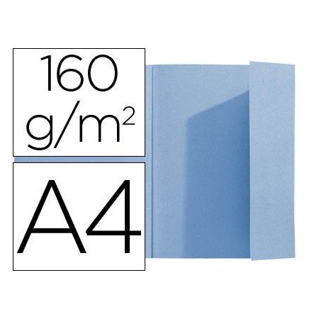Classificador Exacompta Din A4 Azul 160 Gr com Aba Interior