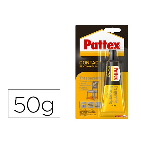 Cola Pattex Contact Transparente 50 Gr