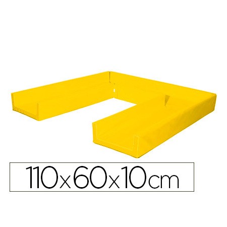 Colchão de Dormir Sumo Didactic 110X60X10 Cm Amarelo