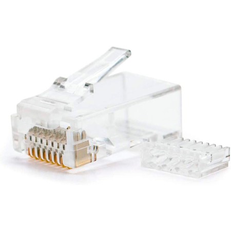 Conector Nanocable Rj45 8 Fios Categoria 6