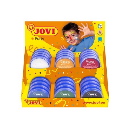 Creme Maquilhagem Jovi Face Paint 8 Ml Expositor de 24 Unidades 6 Cores Sortidas