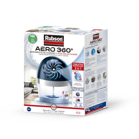 Desumidificador Rubson Aero 360 + Refill Gratis 189X118X241 Mm