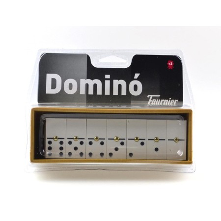 Domino Fournier Ficha Marfim em Caixa de Plastico em Blister