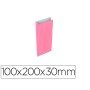 Envelope Basika Celulose Rosa com Fole Xxs 100X200X30 Mm Pack de 25 Unidades