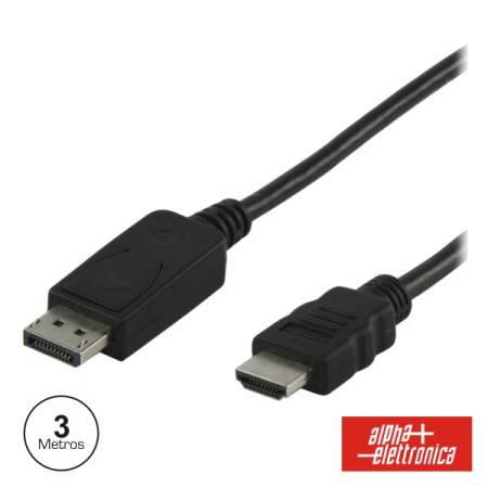 Cabo Displayport Macho / Hdmi Macho 3M