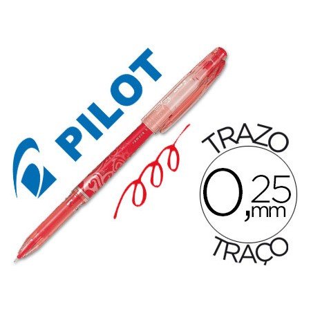 Esferografica Pilot Frixion Ponta Fina Vermelha
