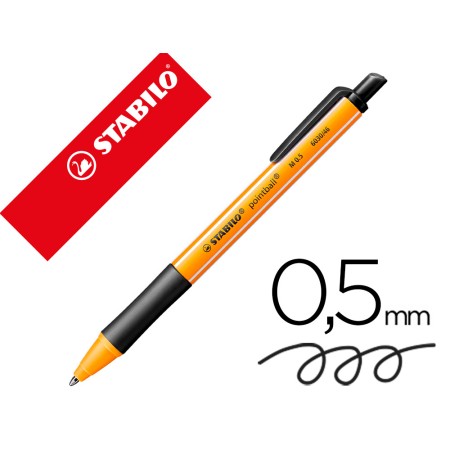 Esferografica Stabilo Pointball 0,5 Mm Cor Preto