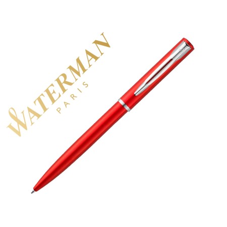 Esferografica Waterman Allure Lacada Vermelho em Estojo de Oferta