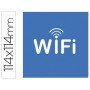 Etiqueta Adesiva Apli de Sinalizacao Simbolo Wifi 114X114 Mm