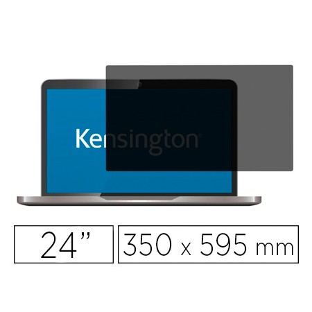 Filtro Para Visor Kensington Privacidade 24" Extraivel 2 Vias Panoramico 16:9 350X595 Mm