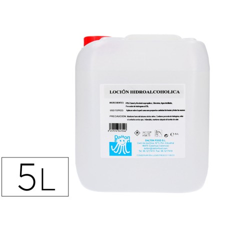 Gel Hidroalcoolico Para Desinfeção E Limpeza de Maos Garrafa 5 Litros