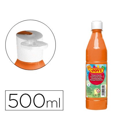 Guache Liquido Jovi 500 Ml Laranja