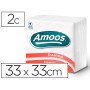 Guardanapo Celulose Amoos 33X33 Cm 2 Folhas Pack de 100 Unidades