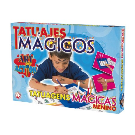 Jogo de Mesa Falomir Tatuajes Magicos Infantil