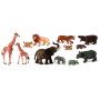 Jogo Miniland Animais Da Selva com Crias 12 Figuras