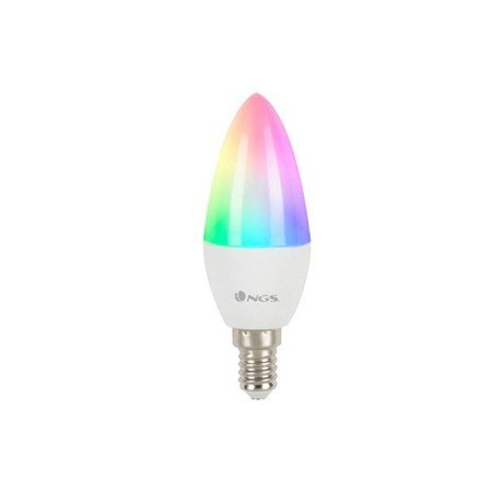 Lampada Ngs Smart Wifi Led Bulb Gleam 514C Halogena Cores 5W 500 Lumens E14 Regulavel em Intesidade