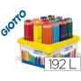 Lapis de Cor Giotto Stilnovo School Pack de 192 Unidades 12 Cores x 16 Unidades