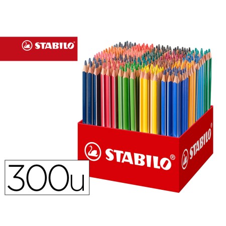 Lapis de Cor Stabilo Trio Az School Pack de 300 Unidades 20 Cores Sortidas