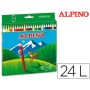 Lapis de Cores Alpino. 24 Unidades