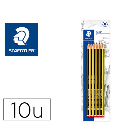 Lapis de Grafite Staedtler Noris Nº2 Hb Blister de 10 Unidades