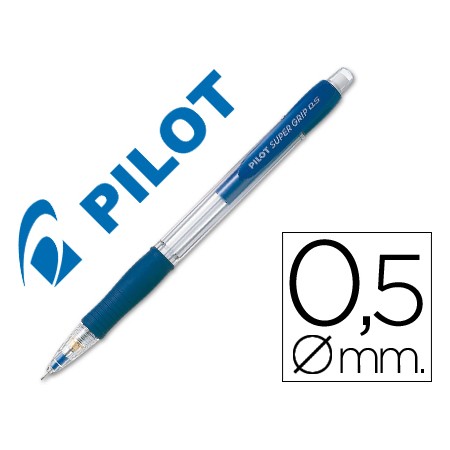 Lapiseira Pilot Super Grip Azul 0,5 Mm com Grip