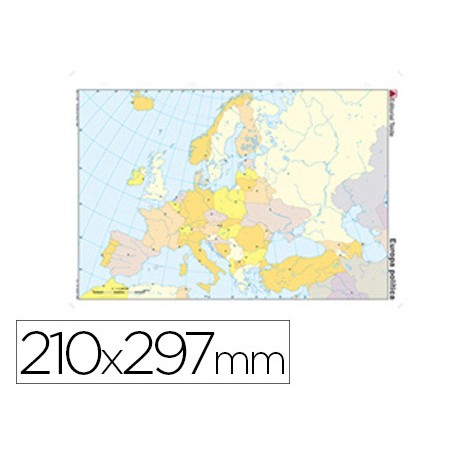 Mapa Mundo Cor Europa - Politico
