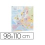 Mapa Parede Faibo Europa Plastificado Enrolado 98X110 Cm