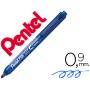 Marcador Pentel Nxs15 Permanente Retratil 4,5 Mm Azul