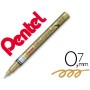 Marcador Pentel Permanente Mfp10-X Dourado Para Pinturas Decorativas. Ponta Extra Fina