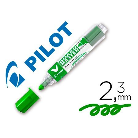 Marcador Pilot Board Master Para Quandro Branco Verde Tinta Liquida Traço 2,3Mm