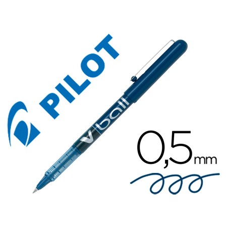 Marcador Pilot Roller V-Ball Azul 0.5 Mm