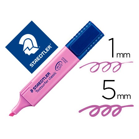 Marcador Staedtler Textsurfer Classic 364 Fluorescente Violeta