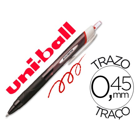 Marcador Uni-Ball Jet Stream Junior Sxn-150 Vermelho