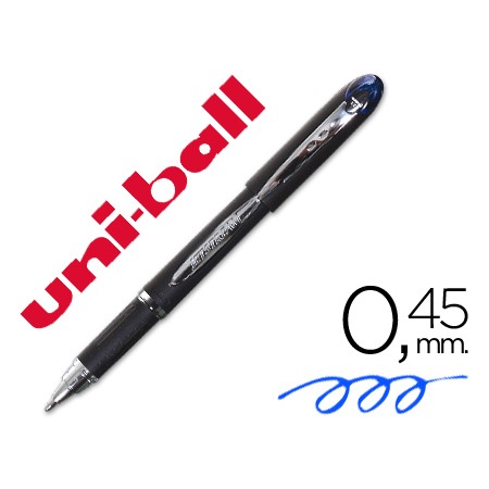 Marcador Uni-Ball Roller Sx-210 Azul