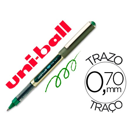 Marcador Uni-Ball Roller Ub-157 Verde 0,7 Mm