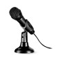 Microfone Krom Kyp Mini Gaming com Base Ajustavel Conector Jack 3,5 Mm