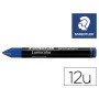 Minas Staedtler Para Marcar Azul Lumocor Permanente Omnigraph 236 Caixa de 12 Unidades