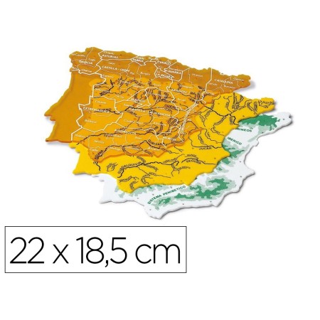 Modelo Faibo Mapa Espanha 22X18,5 Cm Bolsa de 3 Unidades 100% Reciclavel