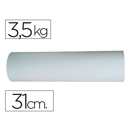 Papel Branco Bobine de 31 Cm 3,5 Kg