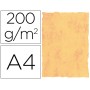 Papel Pergaminho Michel Din A4 200 Gr Cor Marmore Amarelo Embalagem de 25 Folhas
