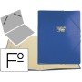 Pasta Classificadora Saro Cartao Compacto Folio com 12 Departamentos Azul