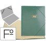 Pasta Classificadora Saro Cartao Compacto Folio com 12 Departamentos Verde