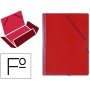 Pasta de Elasticos Abas Cartao Saro Formato Folio Vermelho